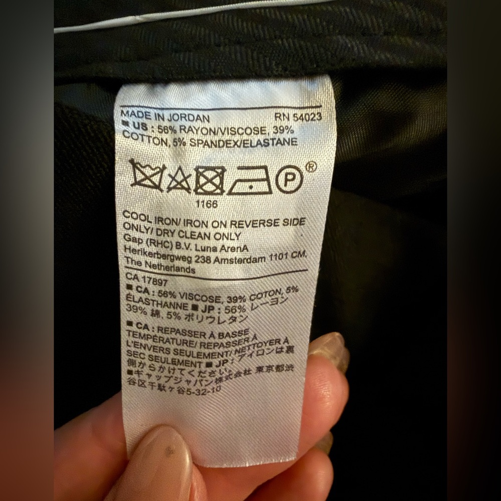 NWOT Banana Republic High-Rise Straight Sloan Pant Size 6 Tall - Picture 9 of 10